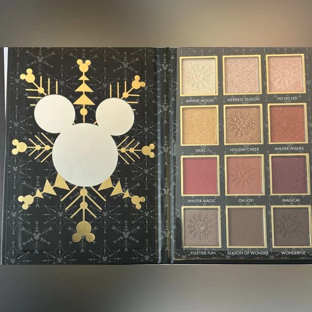 Disney Minnie Mouse & Snow White Eyeshadow Palettes - Red, Gold, Blue